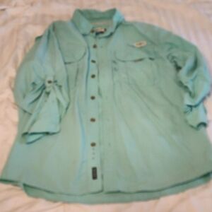 Magellan Outdoors Light Green Fishing Shirt